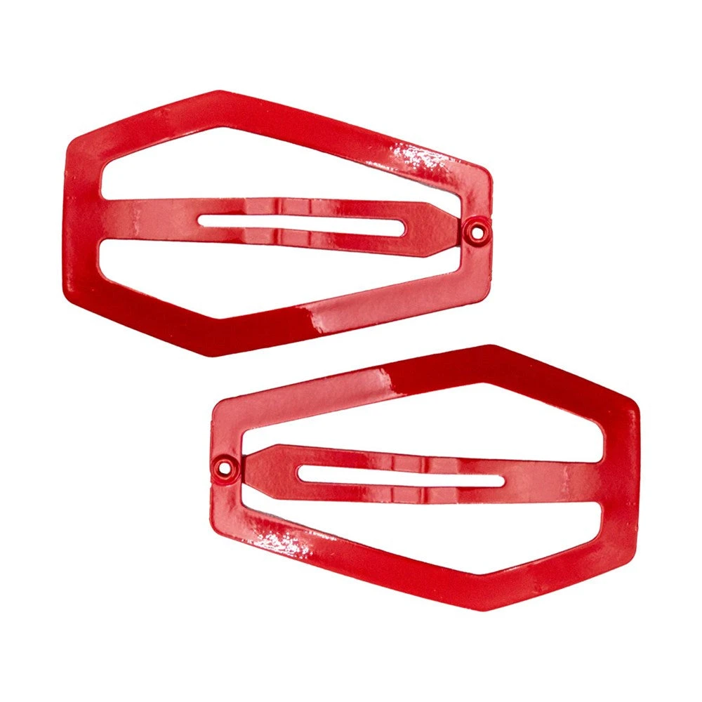 Coffin Snap Hair Clip Red 3 Coffin Snap Hair Clip Red