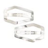 Coffin Snap Hair Clip Silver -Kreepsville Clothing Store HSCCS