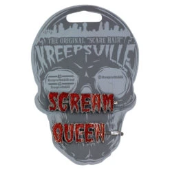 Scream Queen Text Hair Slides -Kreepsville Clothing Store HSTSQ 2 fb071360 22a3 4638 bd8f bcf374cf8d30