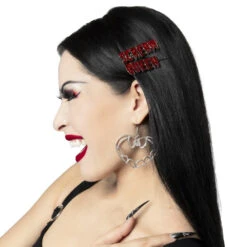 Scream Queen Text Hair Slides -Kreepsville Clothing Store HSTSQ 3 b8f25a1d 9b51 4aad 9630 3a52a38e50b1