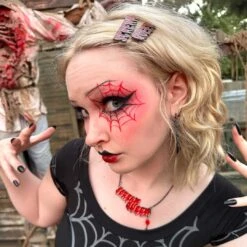 Scream Queen Text Hair Slides -Kreepsville Clothing Store HSTSQ 5