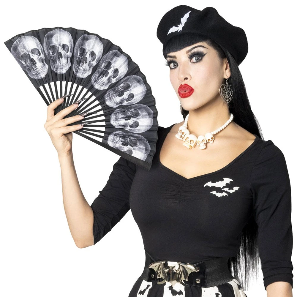 Anatomical Skull Fabric Fan 4 Anatomical Skull Fabric Fan - Image 2