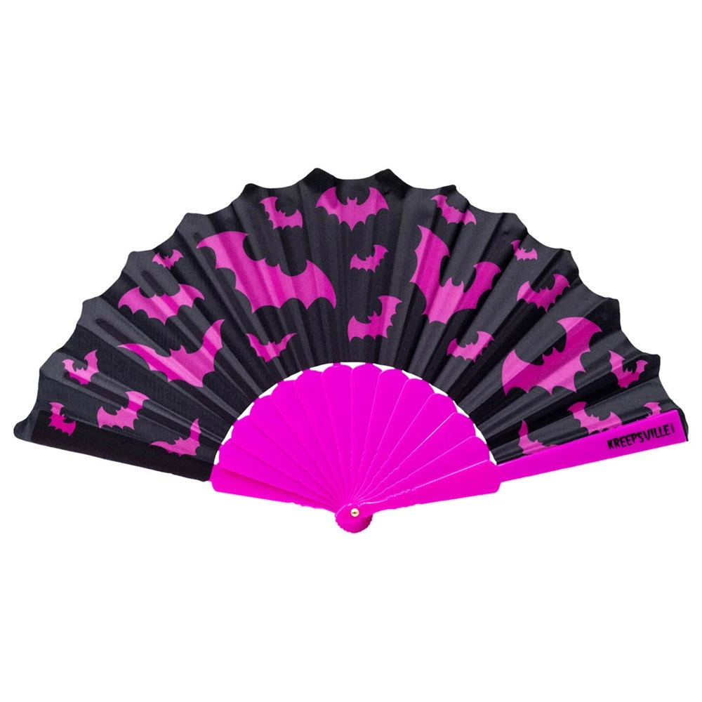 Bat Scallop Fan Pink 3 Bat Scallop Fan Pink