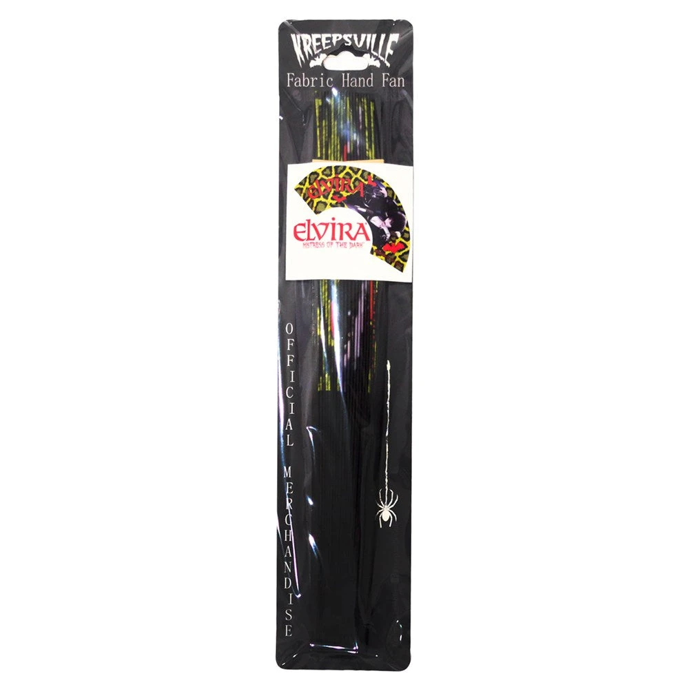 Elvira Leopard Fabric Fan 4 Elvira Leopard Fabric Fan - Image 2