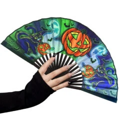 Graves Halloween Fabric Fan 8 Graves Halloween Fabric Fan -Kreepsville Clothing Store HWFGH 3 6067574e 3823 4ea3 91b5 e52ca5278a04