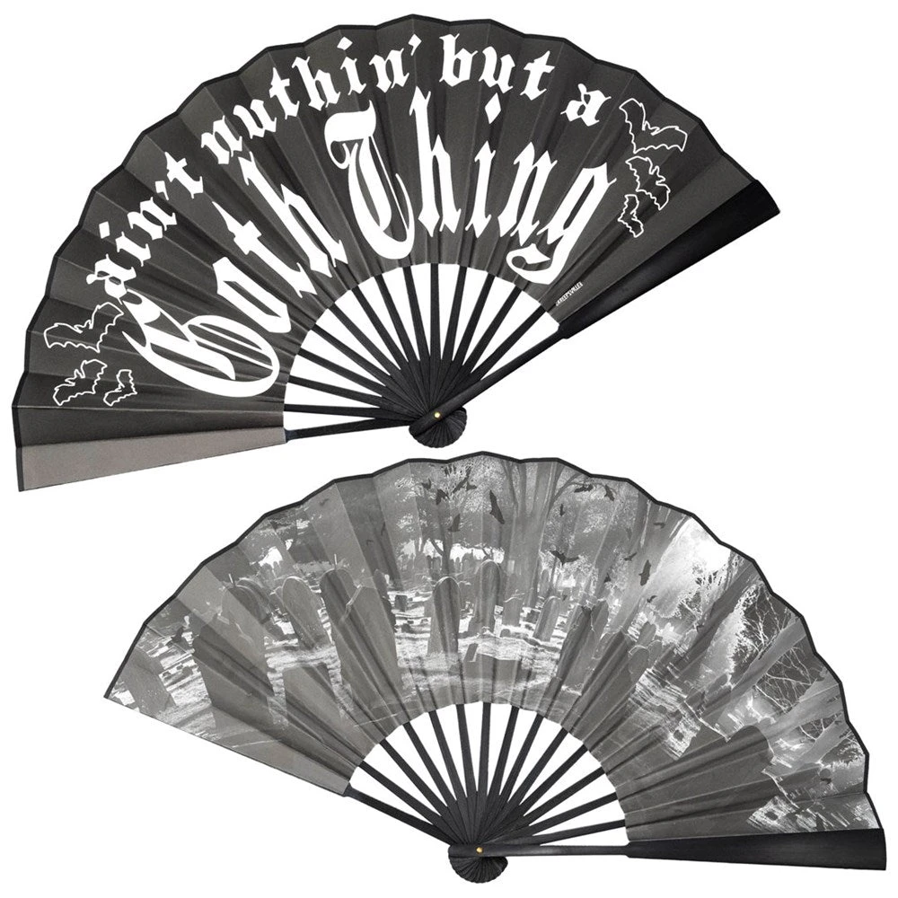 Goth Thing Double Sided XL Fan 5 Goth Thing Double Sided XL Fan - Image 3