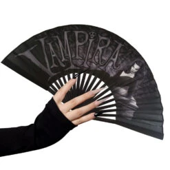 Vampira Coffin Fabric Fan 9 Vampira Coffin Fabric Fan -Kreepsville Clothing Store HWFVC 3 b873cea8 44d8 479b 93f7 48048b655c61