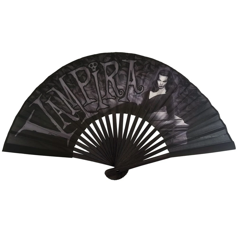 Vampira Coffin Fabric Fan 3 Vampira Coffin Fabric Fan