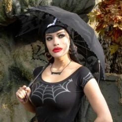 Bat Lace Parasol 11 Bat Lace Parasol -Kreepsville Clothing Store HWPBL 4