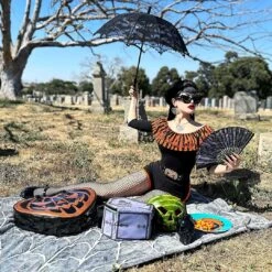 Bat Lace Parasol 13 Bat Lace Parasol -Kreepsville Clothing Store HWPBL 6