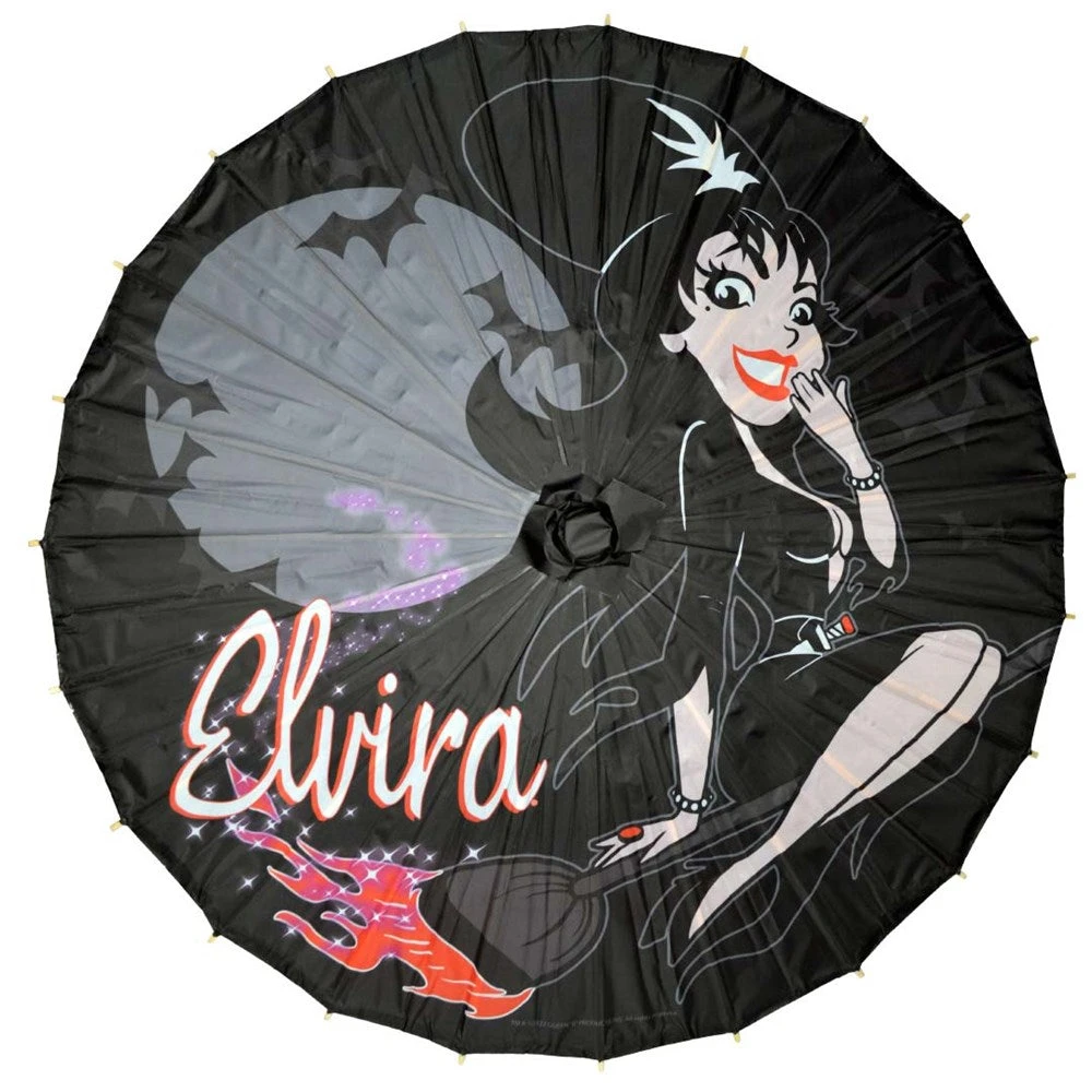 Elvira Bewitched Fabric Parasol 3 Elvira Bewitched Fabric Parasol