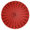 Spiderweb Red And Black Fabric Parasol 2 Spiderweb Red And Black Fabric Parasol -Kreepsville Clothing Store HWPSWR