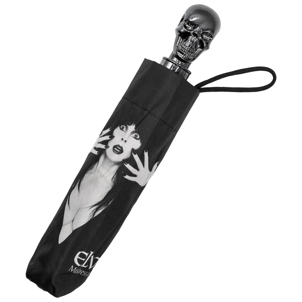 Skull Handle Elvira Classic Logo Umbrella 4 Skull Handle Elvira Classic Logo Umbrella - Image 2