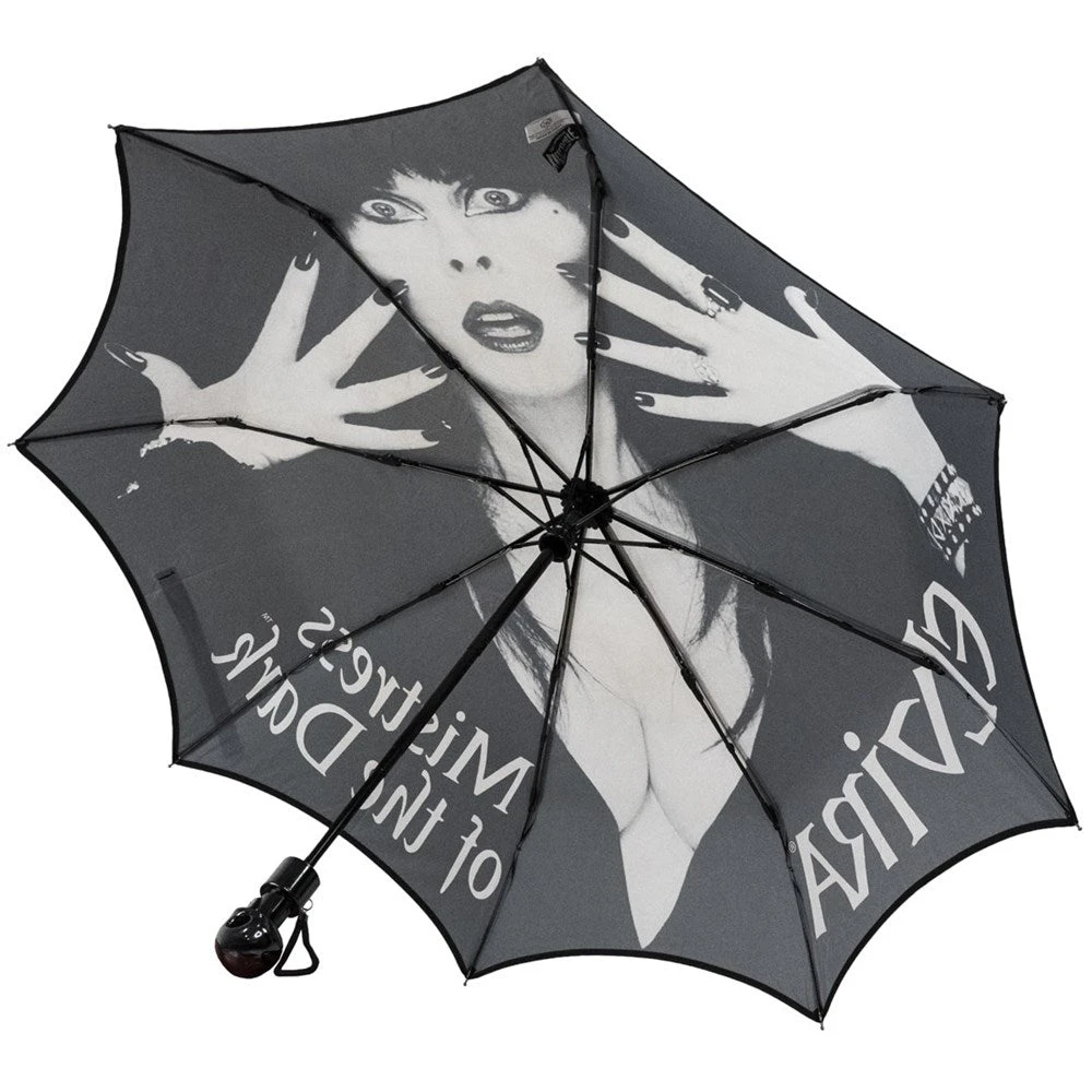 Skull Handle Elvira Classic Logo Umbrella 5 Skull Handle Elvira Classic Logo Umbrella - Image 3