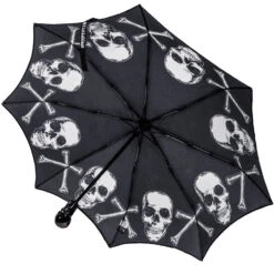 Skull Handle Anatomical Skull And Bones Umbrella 9 Skull Handle Anatomical Skull And Bones Umbrella -Kreepsville Clothing Store HWSHUAB 3