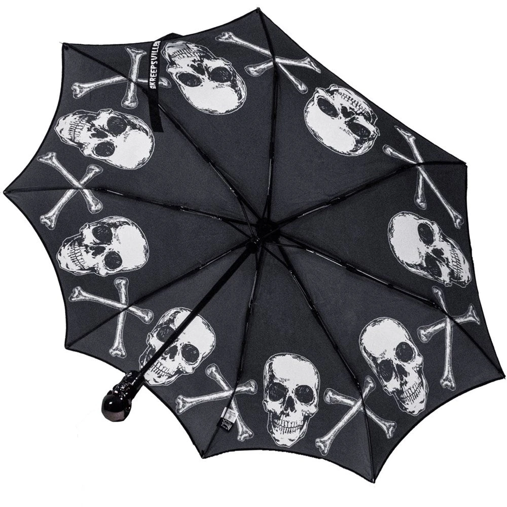 Skull Handle Anatomical Skull And Bones Umbrella 5 Skull Handle Anatomical Skull And Bones Umbrella - Image 3