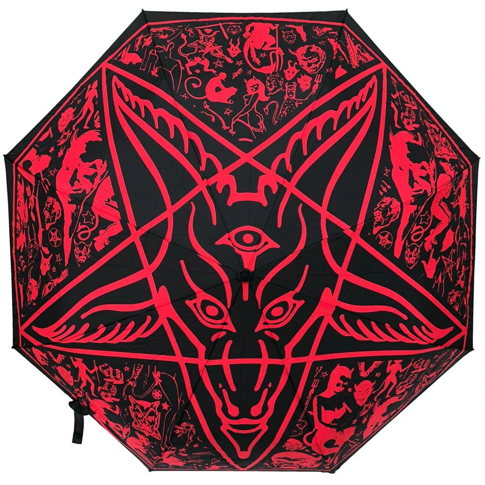 Skull Handle Goathead Umbrella 3 Skull Handle Goathead Umbrella