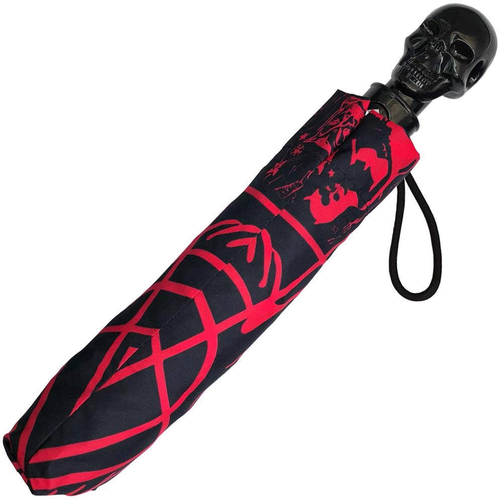 Skull Handle Goathead Umbrella 4 Skull Handle Goathead Umbrella - Image 2