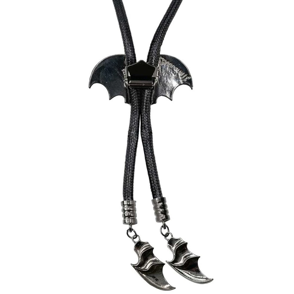 Bat Black Bolo Western Tie 5 Bat Black Bolo Western Tie - Image 3