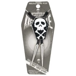 Coffin Skull Bones Bolo Western Tie 13 Coffin Skull Bones Bolo Western Tie -Kreepsville Clothing Store JBTCS 5