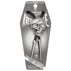 Skull Chrome Bolo Western Tie -Kreepsville Clothing Store JBTSC 5