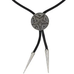Kreepsville 666 Satanic Circle Bolo Western Tie