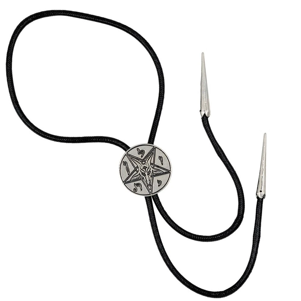 Kreepsville 666 Satanic Circle Bolo Western Tie 4 Kreepsville 666 Satanic Circle Bolo Western Tie - Image 2
