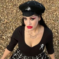 Bat Outline Necklace 7 Bat Outline Necklace -Kreepsville Clothing Store JNBO 3