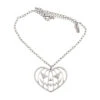 Pumpkin Heart Necklace -Kreepsville Clothing Store JNPH