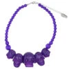 Skull Collection Necklace Purple Glitter 1 Skull Collection Necklace Purple Glitter -Kreepsville Clothing Store JNSCPRG