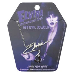 Elvira Bat Name Text Necklace 8 Elvira Bat Name Text Necklace -Kreepsville Clothing Store JNTEB 3