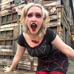 Scream Queen Text Necklace 11 Scream Queen Text Necklace -Kreepsville Clothing Store JNTSQ 5