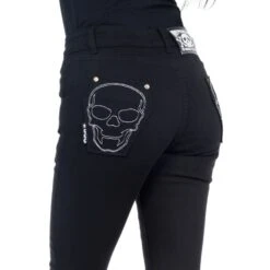 Skeleton Skinny Jeans White Bone 15 Skeleton Skinny Jeans White Bone -Kreepsville Clothing Store JSLW 6