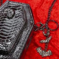 Flying Bats Charm Keychain -Kreepsville Clothing Store KCCFB 3