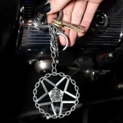 Elvira Macabre Mobile Wheel Keychain 9 Elvira Macabre Mobile Wheel Keychain -Kreepsville Clothing Store KCEMMW 3