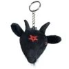 Kreepsville 666 Goathead Baphomet Plush Keychain 1 Kreepsville 666 Goathead Baphomet Plush Keychain -Kreepsville Clothing Store KCGHP