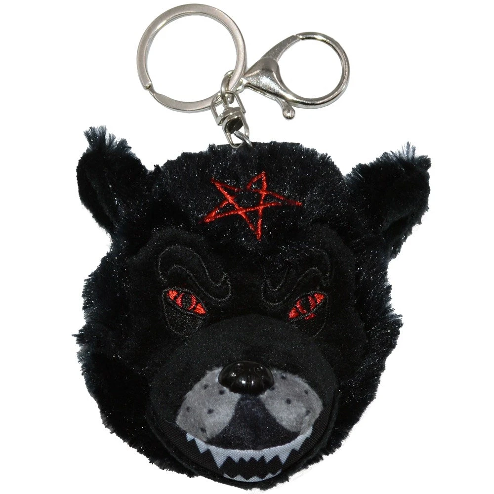 Wolfhead Plush Keychain 3 Wolfhead Plush Keychain