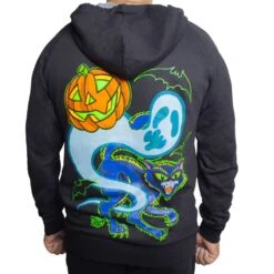 Graves Halloween Unisex Pullover Hoodie -Kreepsville Clothing Store MHDGHA 3