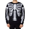 Ribcage Skeleton Bones Sweater 2 Ribcage Skeleton Bones Sweater -Kreepsville Clothing Store MKWBBW