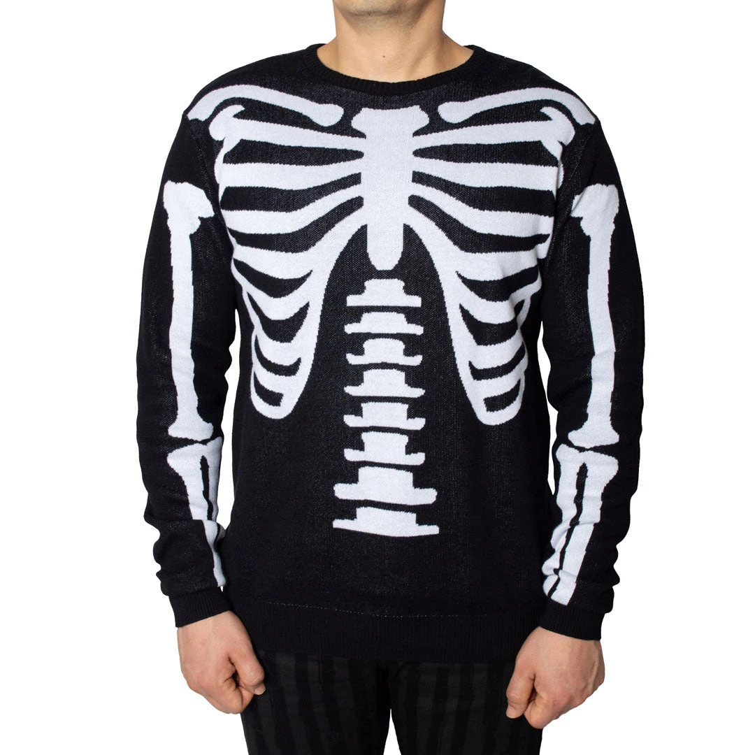 Ribcage Skeleton Bones Sweater 2 Ribcage Skeleton Bones Sweater