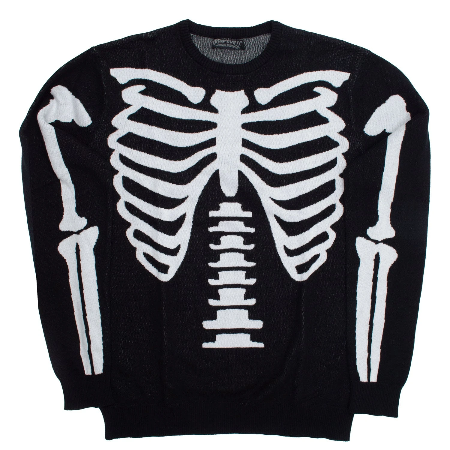 Ribcage Skeleton Bones Sweater 5 Ribcage Skeleton Bones Sweater - Image 4