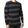 Destroyer Stripe Grey Sweater -Kreepsville Clothing Store MKWDS