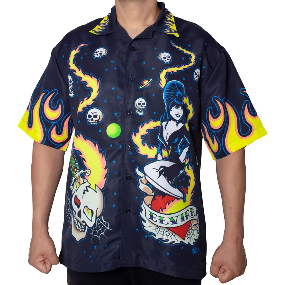 Elvira Tattoo Flames Sub Shirt 5 Elvira Tattoo Flames Sub Shirt - Image 3