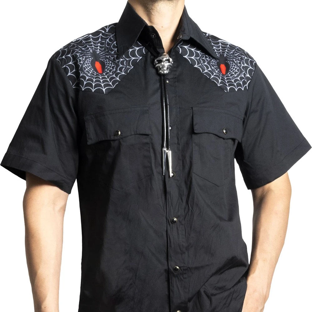 Black Widow Western Shirt 5 Black Widow Western Shirt - Image 3