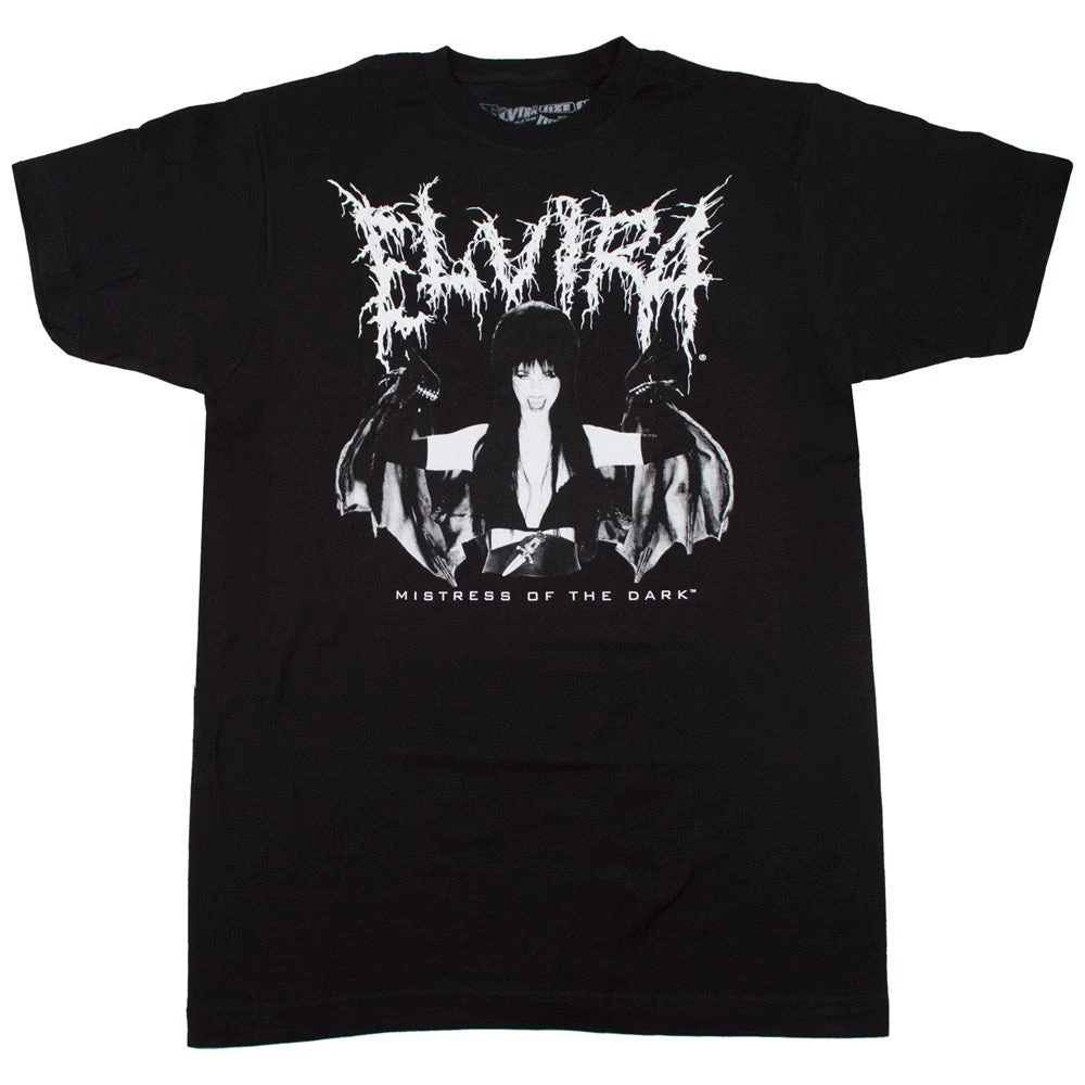 Elvira Black Metal Mens T-Shirt 3 Elvira Black Metal Mens T-Shirt