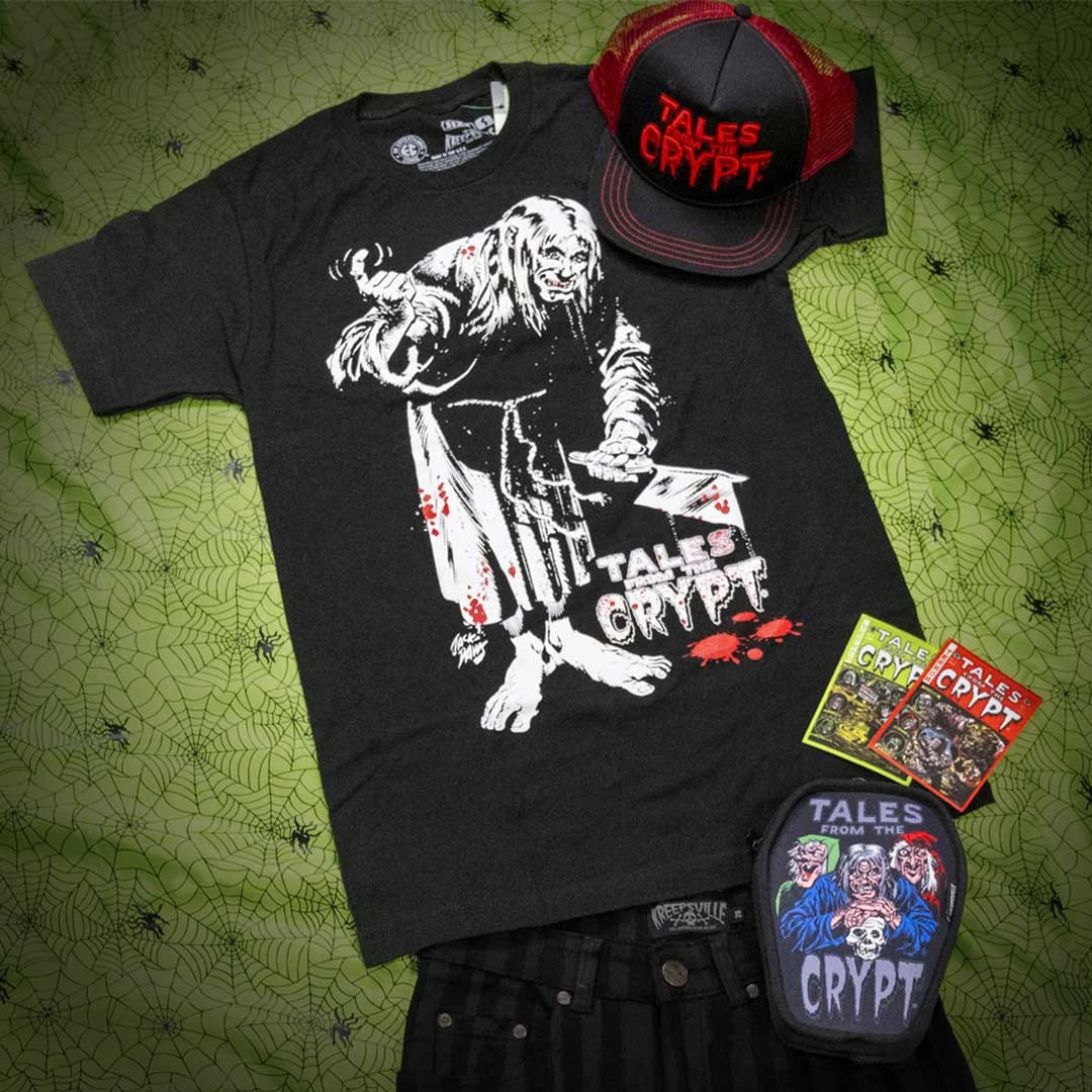 Tales From The Crypt Crypt Keeper Cleaver Tshirt 5 Tales From The Crypt Crypt Keeper Cleaver Tshirt - Image 3