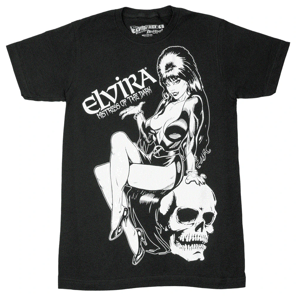 Elvira Comic Glow Jumbo Mens T-Shirt 4 Elvira Comic Glow Jumbo Mens T-Shirt - Image 2