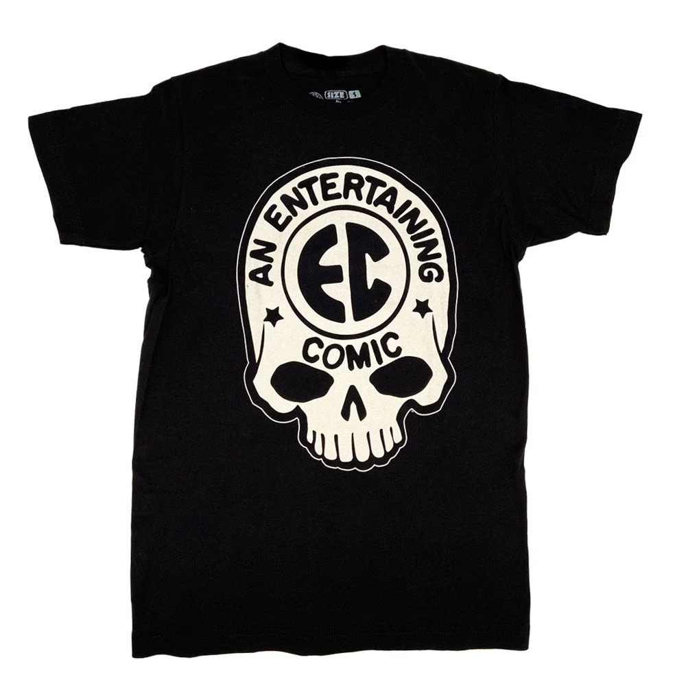 EC Comics Skull Logo White Tshirt 3 EC Comics Skull Logo White Tshirt