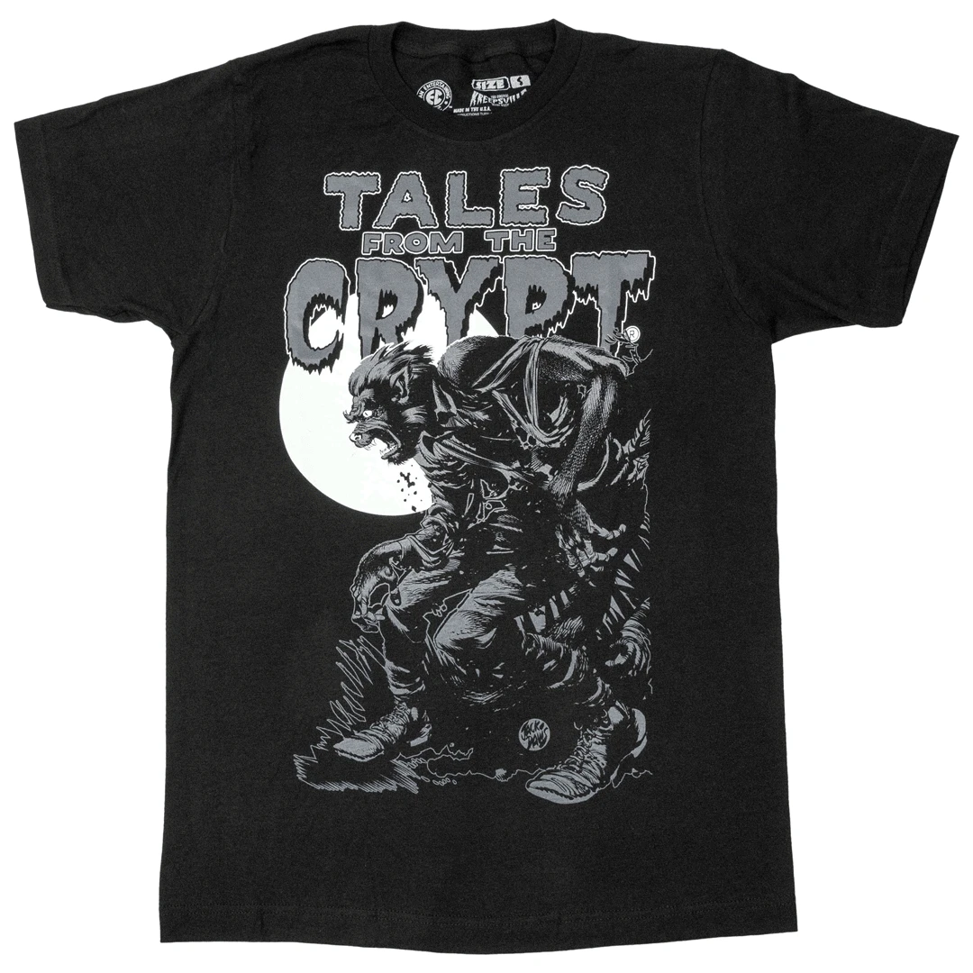 Tales From The Crypt Werewolf Moon Tshirt 3 Tales From The Crypt Werewolf Moon Tshirt