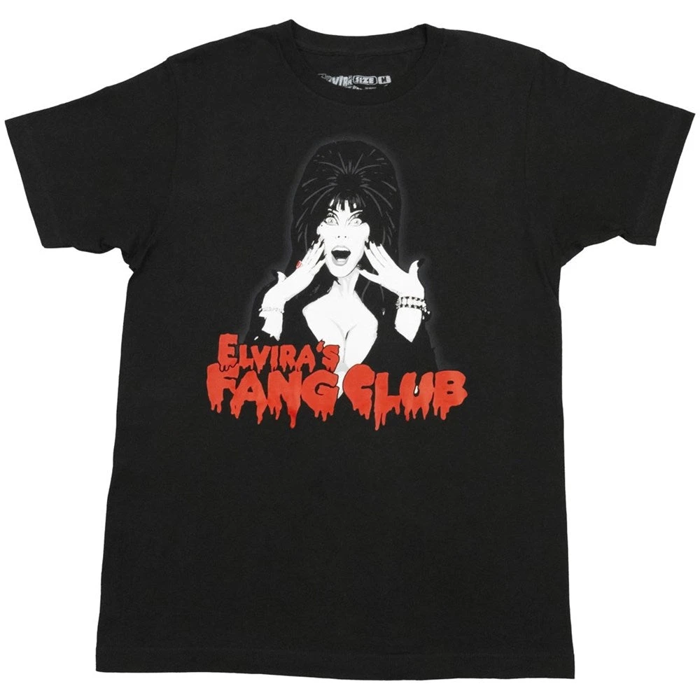 Elvira Fang Club Mens T-Shirt 3 Elvira Fang Club Mens T-Shirt